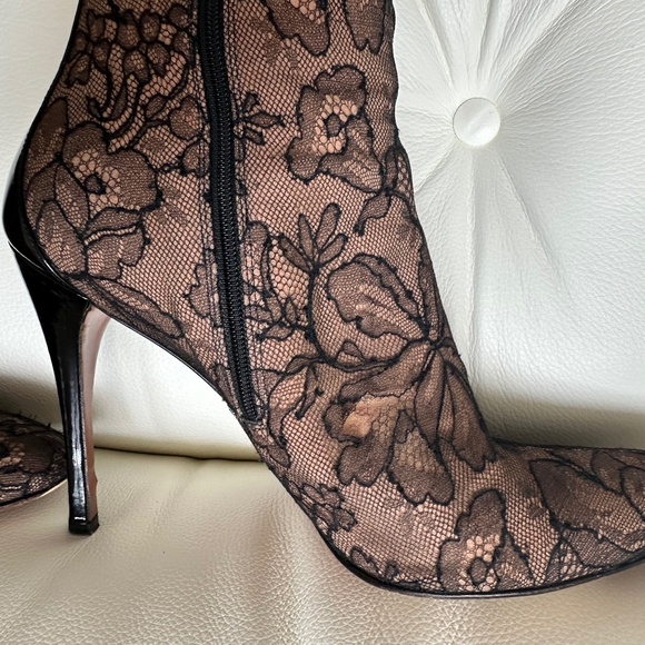 ALAIA Stiletto lacy boots. Size 40. - Picture 11 of 13